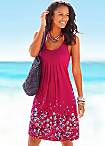 Pleated Beach Dress