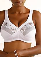 Lace Print Minimiser Bra